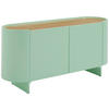 SIDEBOARD  in 160/75/45 cm  - Eichefarben/Grün, Design, Holz/Holzwerkstoff (160/75/45cm) - Novel