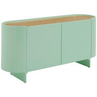 SIDEBOARD  in 160/75/45 cm  - Eichefarben/Grün, Design, Holz/Holzwerkstoff (160/75/45cm) - Novel