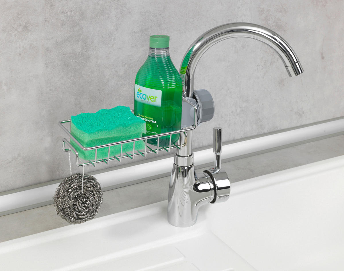 DUSCHKORB - Chromfarben, MODERN, Kunststoff (28,5/4/11,5cm) - Wenko