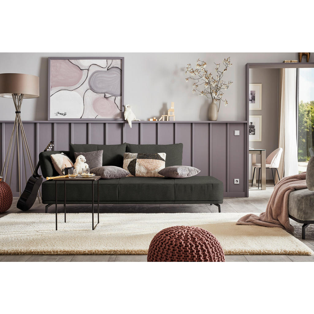 Thumbnail - Dieter Knoll Récamiere Palio, Dunkelbraun, Textil, 227x89x101 cm, Goldenes M, Fußauswahl, Lederauswahl, Stoffauswahl, Ho...