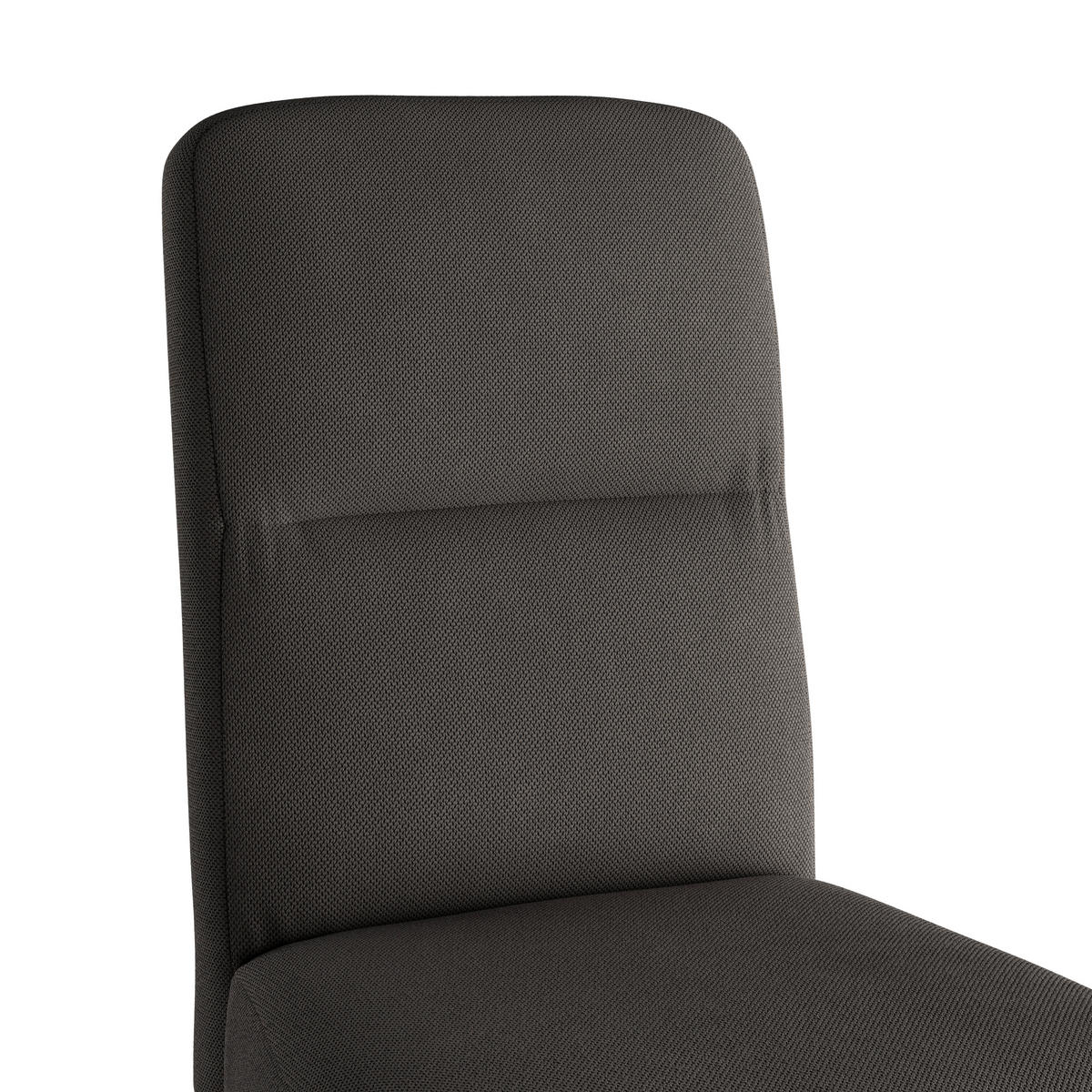 STUHL - Eichefarben/Anthrazit, KONVENTIONELL, Holz/Textil (43/91/58cm) - Livetastic