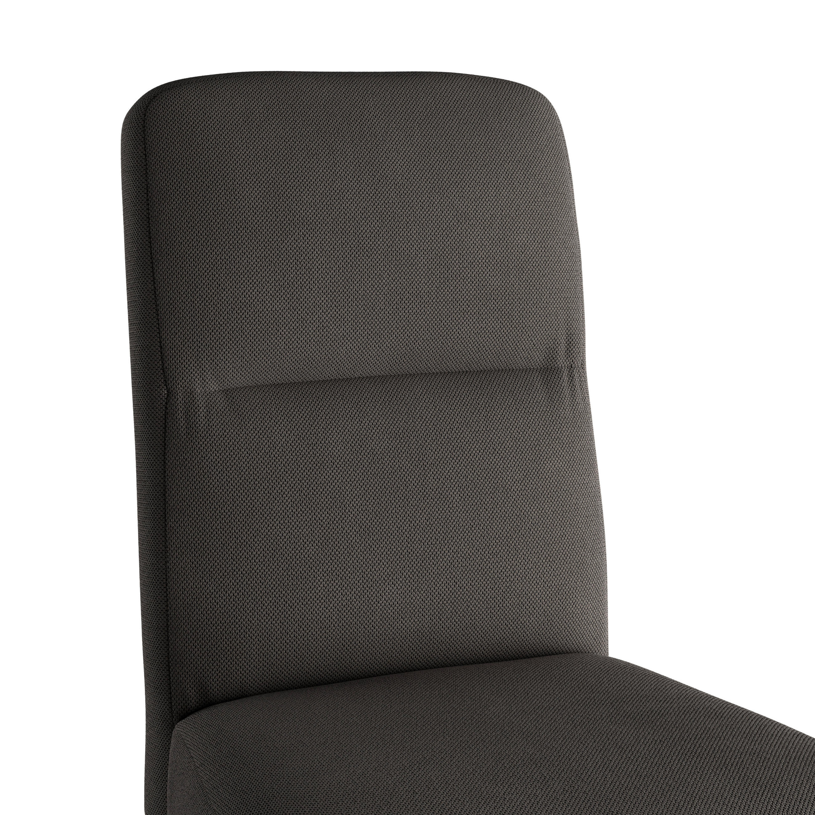 Thumbnail - Livetastic Stuhl, Anthrazit, Holz, Textil, Eiche, vollmassiv, Füllung: Polyetherschaumkern, konisch, 43x91x58 cm, Esszim...