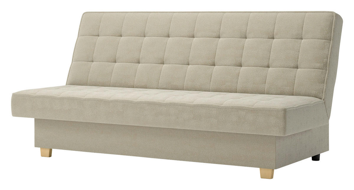 SCHLAFSOFA Creme  - Creme, Design, Holzwerkstoff/Kunststoff (192/92/95cm) - MID.YOU