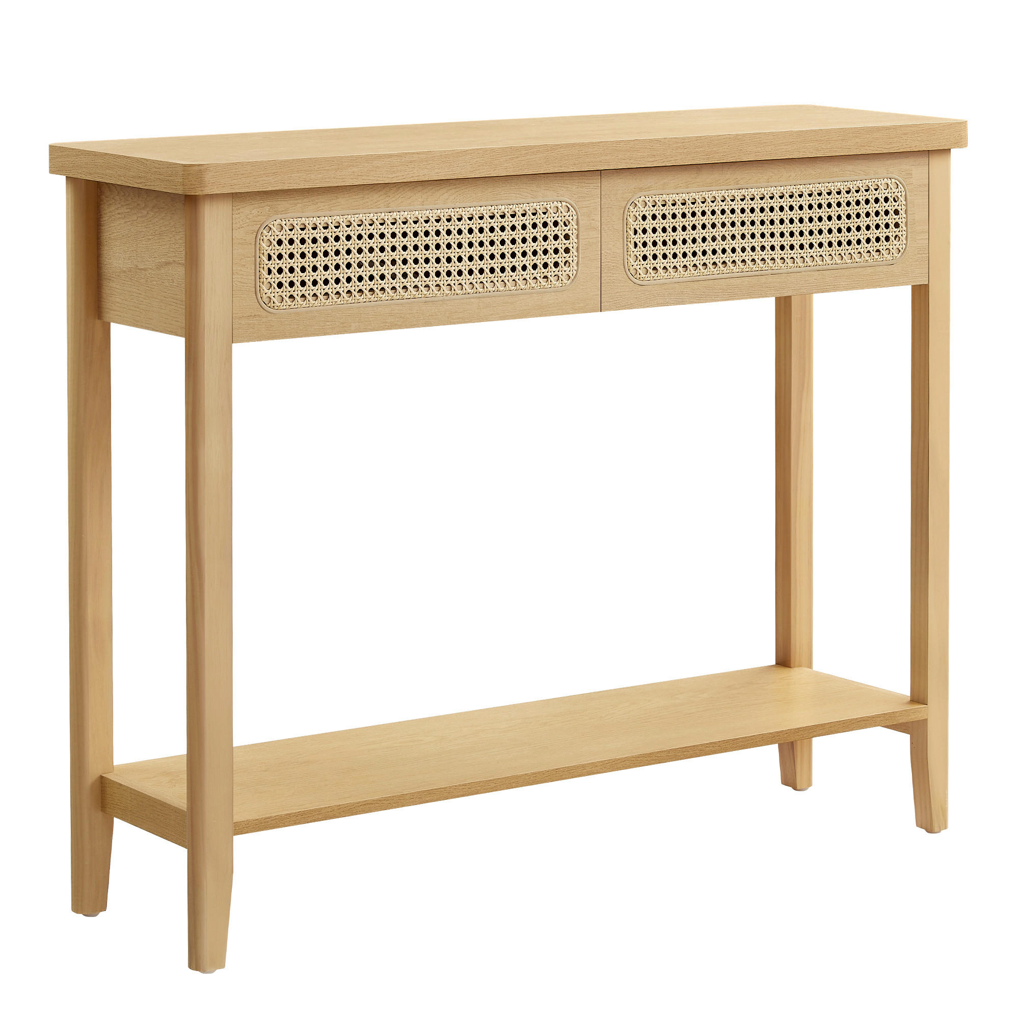 KONZOLA, barvy pinie, kompozitní dřevo, 100/80/30 cm - barvy pinie/hnědá, Trend, kompozitní dřevo (100/80/30cm) - MID.YOU