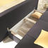 SCHLAFSOFA Flachgewebe Grau - Chromfarben/Grau, Design, Textil/Metall (203/83/90cm) - NOVEL