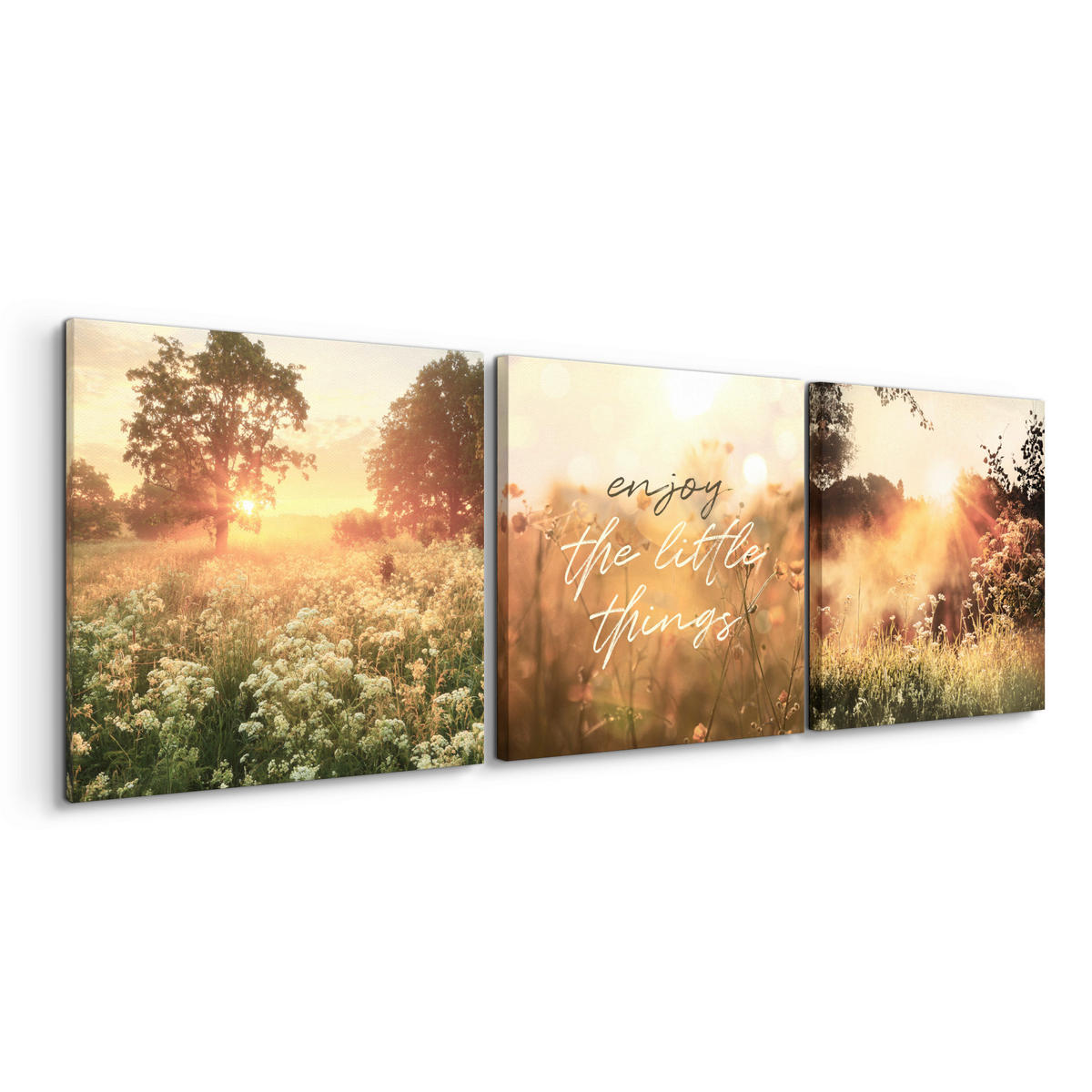 BILDERSET 3x32/32 cm  - Multicolor, Basics, Holz/Textil (3x32/32cm)