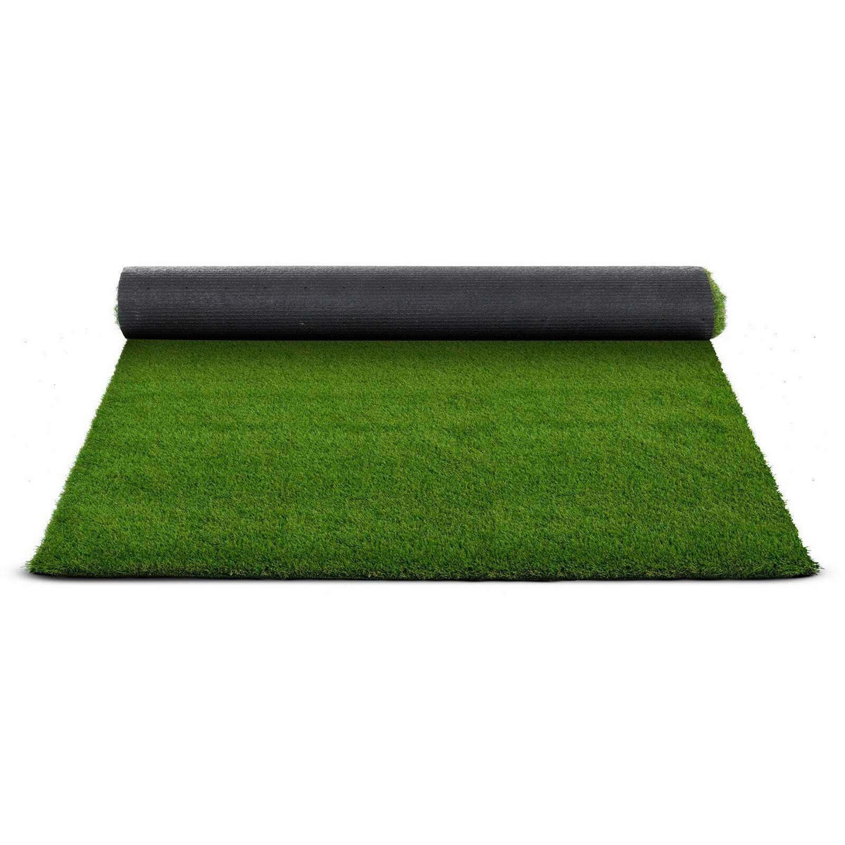 RASENTEPPICH - Grün, Basics, Kunststoff (100/450cm) - Floordirekt