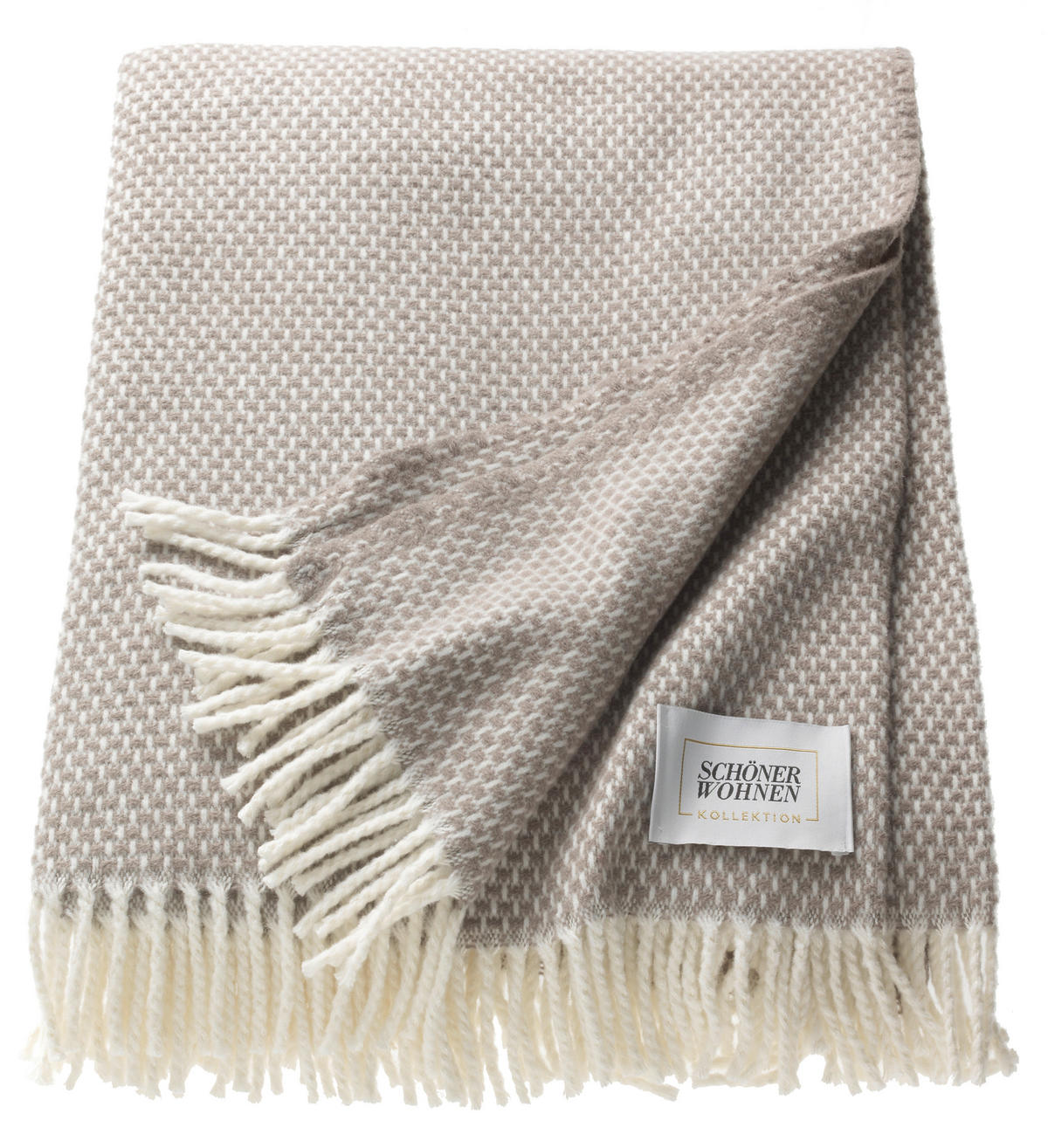 PREKRIVAČ 140/200 cm  SW-ZEN  - boje pijeska/bež, Basics, tekstil (140/200cm) - Schöner Wohnen