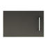 AUFSATZSCHRANK 50/32/57 cm Grau, Weiß - Chromfarben/Weiß, Design, Metall (50/32/57cm) - CARRYHOME