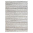 HANDWEBTEPPICH 80/150 cm Nordic Stripes Taupe  - Taupe, Natur, Textil (80/150cm) - Linea Natura