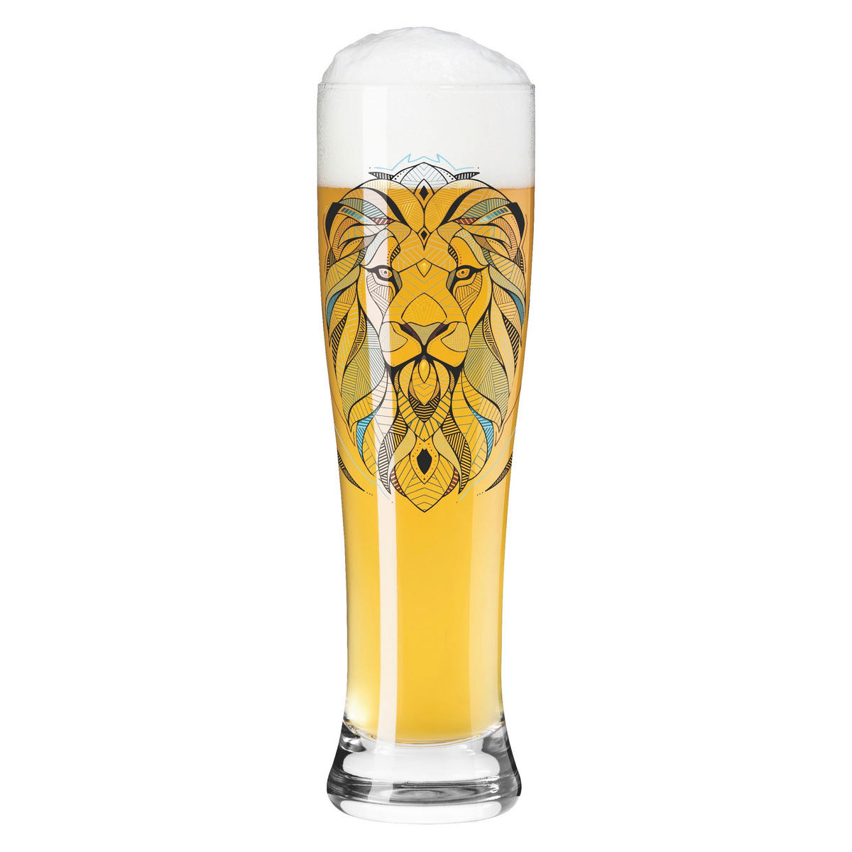BIERGLAS 646 ml  - Blau/Transparent, Design, Glas (7.5/25.4cm) - Ritzenhoff