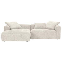 ECKSOFA Creme, Beige  - Beige/Creme, KONVENTIONELL, Kunststoff/Textil (170/276cm) - Carryhome