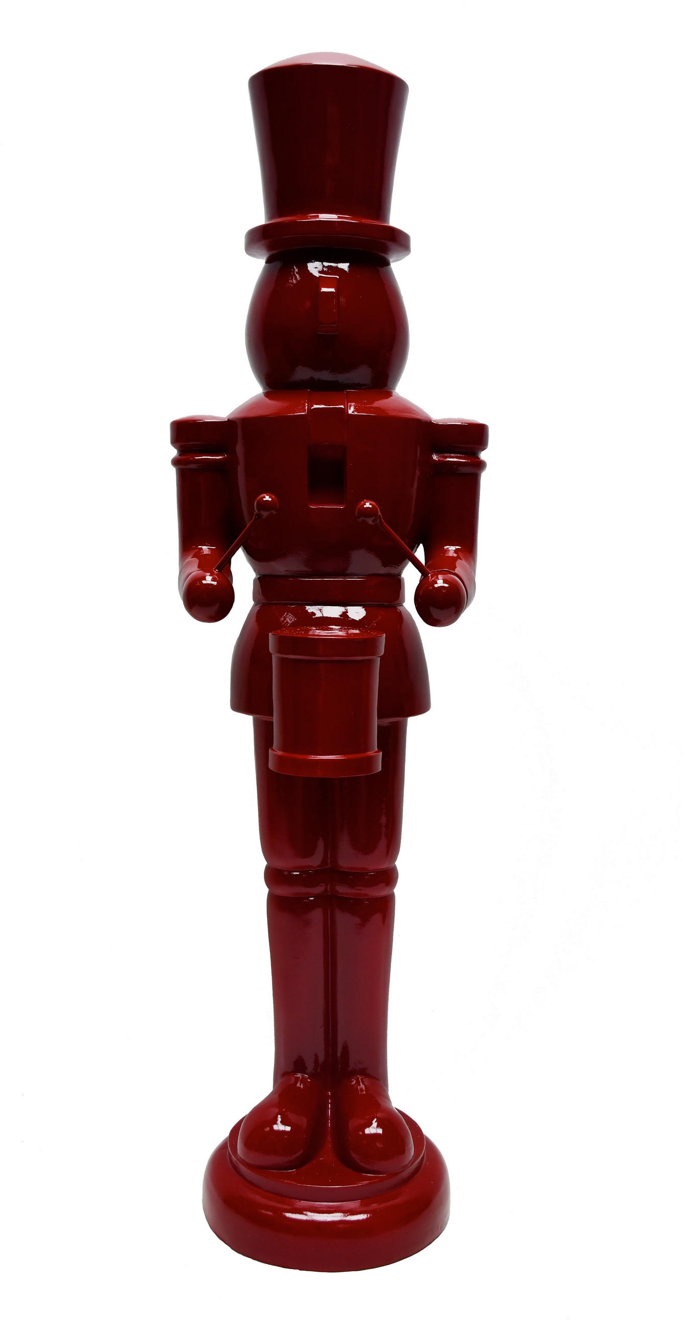 NUSSKNACKERFIGUR  - Bordeaux, LIFESTYLE, Kunststoff/Metall (17/61.7/16cm) - X-Mas