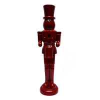 NUSSKNACKERFIGUR  - Bordeaux, LIFESTYLE, Kunststoff/Metall (17/61.7/16cm) - X-Mas