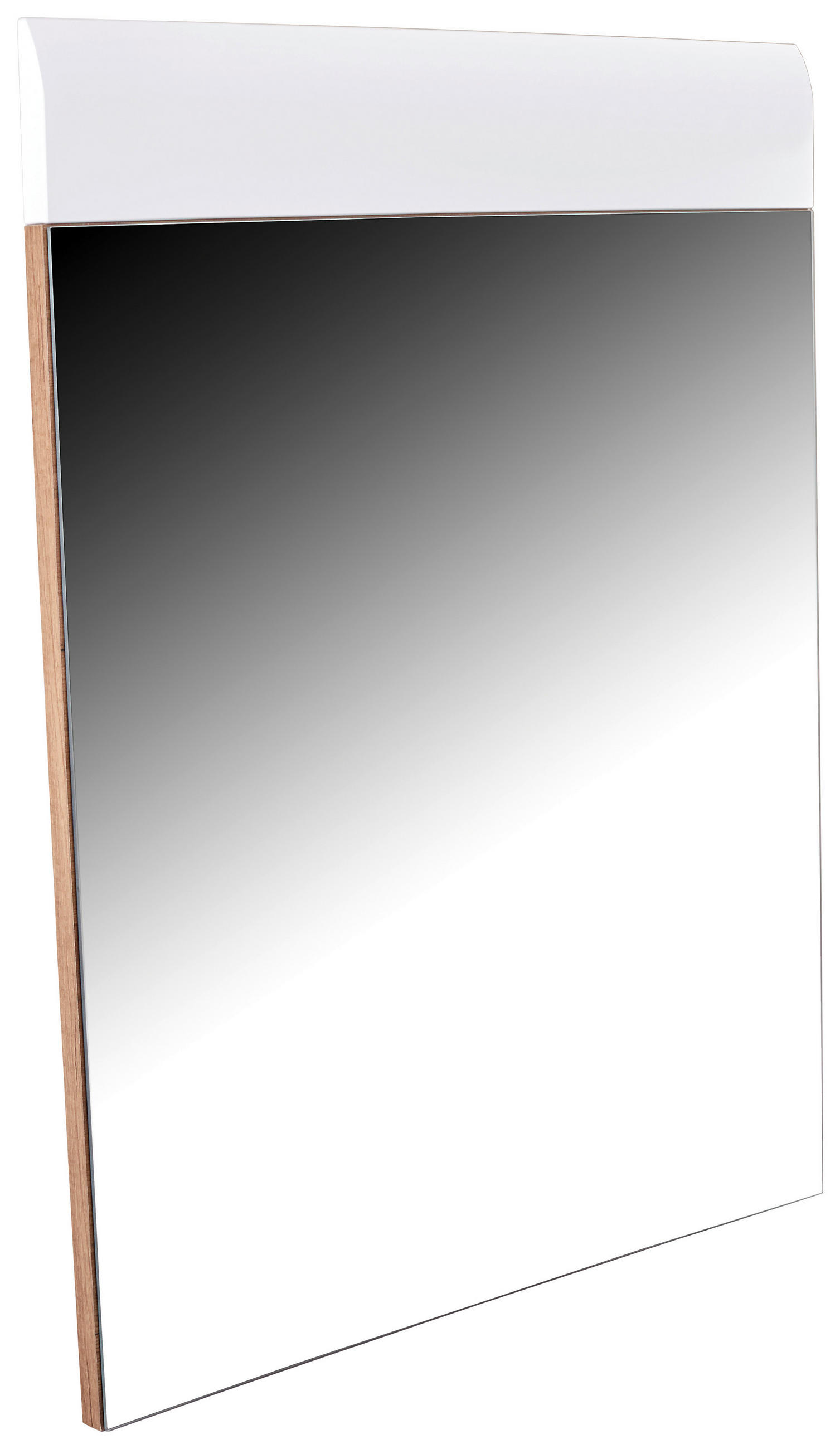 OGLEDALO  85/87/2 cm     - bijela, Design, staklo/drvni materijal (85/87/2cm) - Xora
