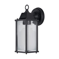 AUßENLEUCHTE 10,5/15/29,3 cm   - Schwarz, Basics, Metall (10,5/15/29,3cm) - Osram