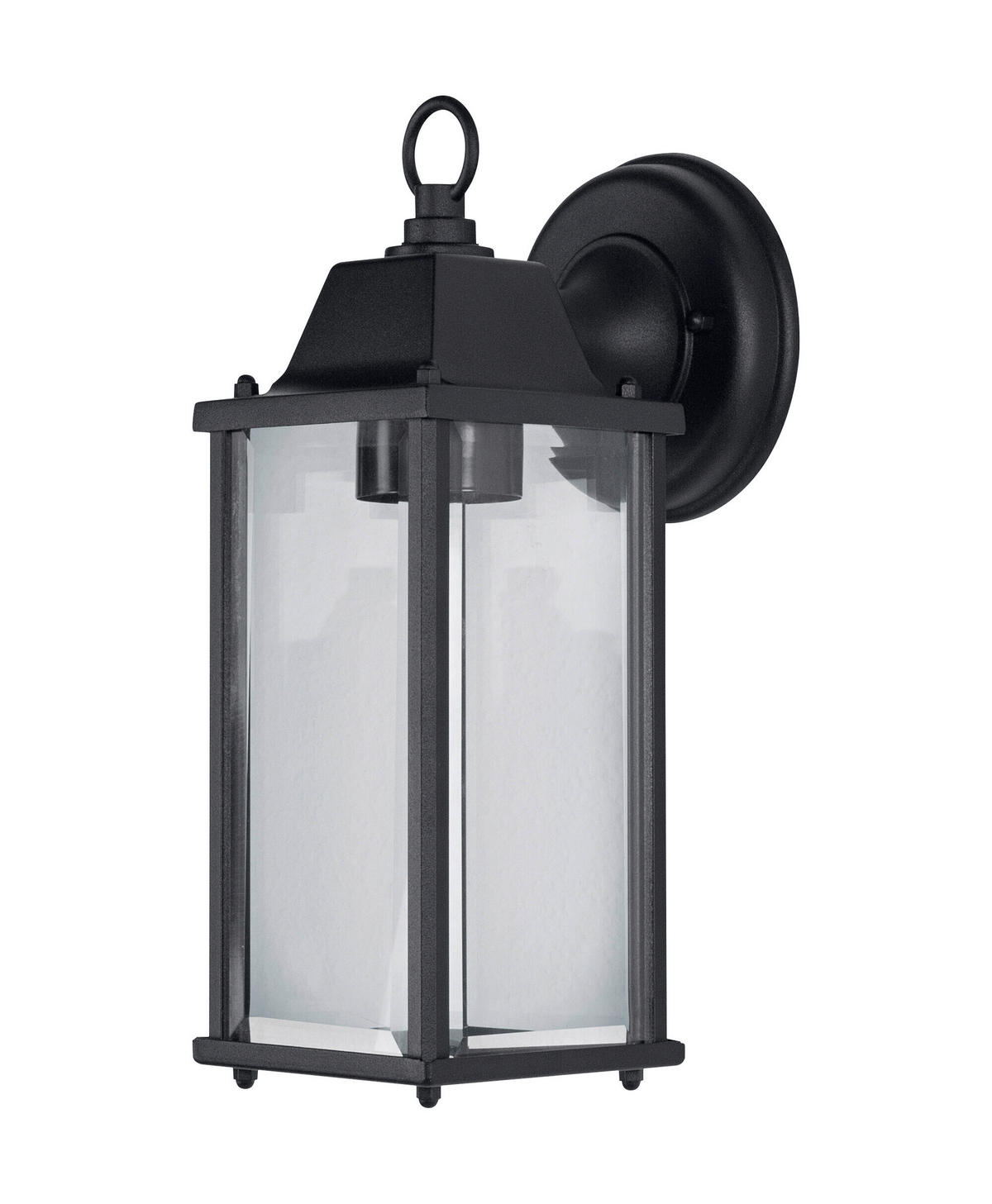 AUßENLEUCHTE 10,5/15/29,3 cm   - Schwarz, Basics, Metall (10,5/15/29,3cm) - Osram