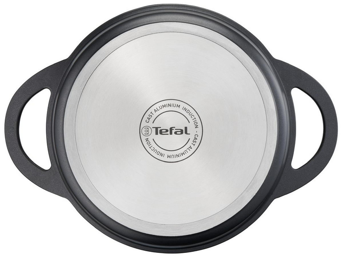 KOCHTOPF TRATTORIA 4,2 L  - Edelstahlfarben/Schwarz, Basics (31/26/13,5cm) - Tefal