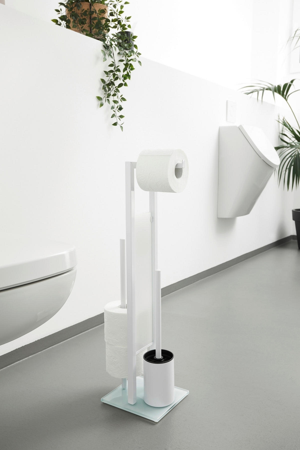 WC SADA   - bílá, Basics, kov/plast (18/70/23cm) - Wenko