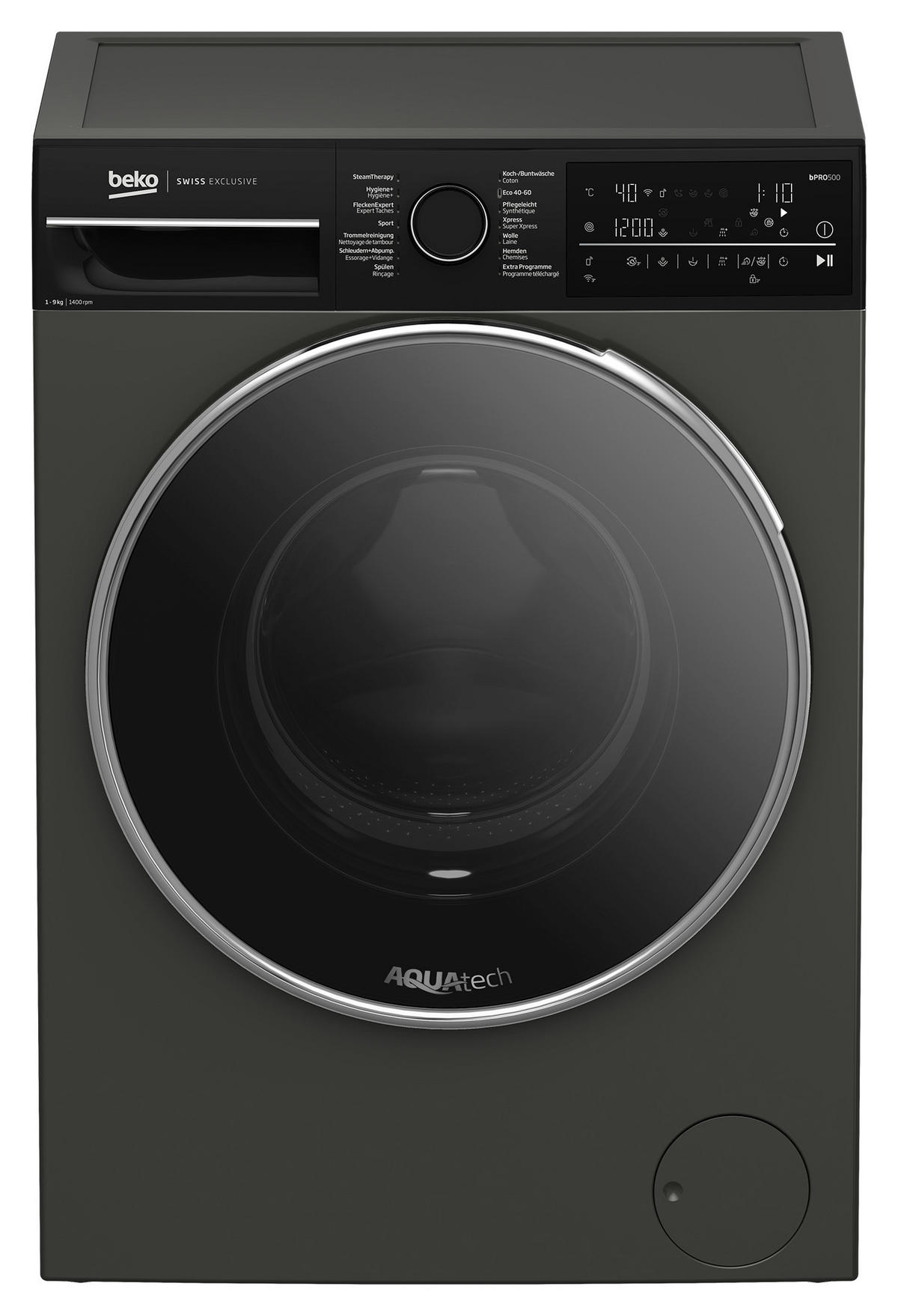 WASCHMASCHINE WM520   - Grau, Basics, Metall (60/84/58cm) - Beko