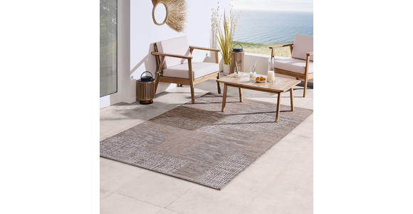 OUTDOORTEPPICH 120/170 cm Elli Beige  - Beige, Design, Textil (120/170cm) - Novel