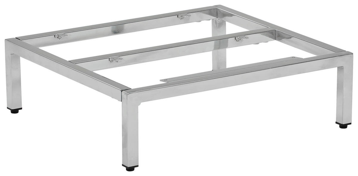 FUSSGESTELL 45/13/40 cm  - Chromfarben, Basics, Metall (45/13/40cm) - Novel