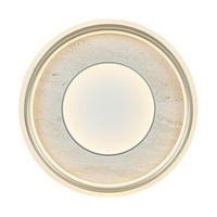 DECKENLEUCHTE 52/8 cm  - Chromfarben/Champagner, Trend, Kunststoff/Metall (52/8cm) - Collett's Monde
