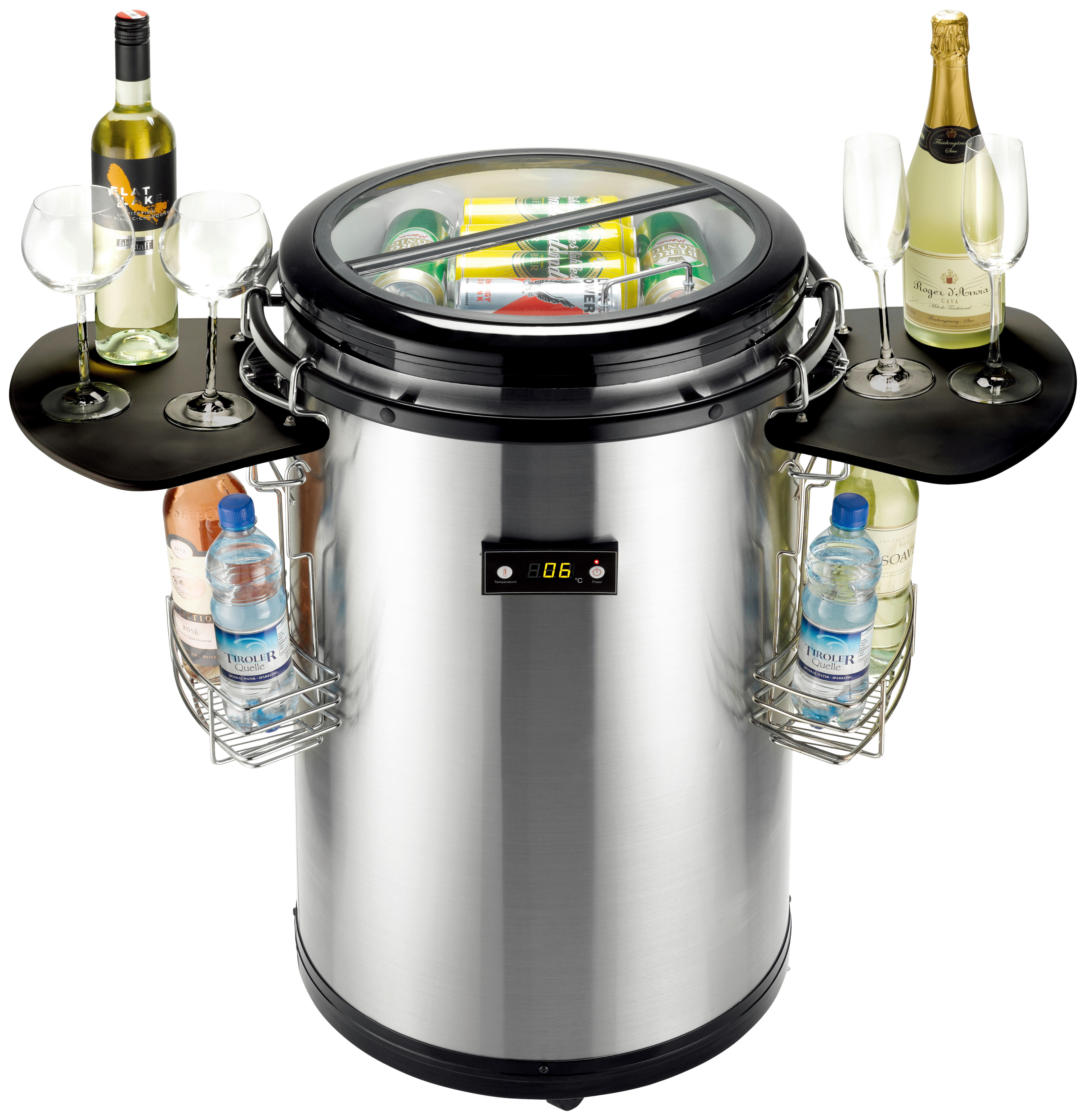 Кулер вертикальный. Md37354 круглый холодильник на колесах. Круглый холодильник для напитков. Кулер пиво. Столик с охлаждением для напитков.