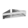 WANDREGAL  - Silberfarben, Basics, Metall (36/8/17cm) - Wenko