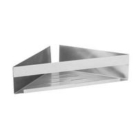 WANDREGAL  - Silberfarben, Basics, Metall (36/8/17cm) - Wenko