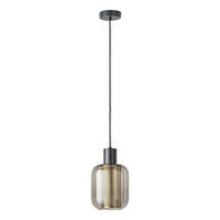 HÄNGELEUCHTE 17/132 cm   - Schwarz, Basics, Glas/Metall (17/132cm) - Osram