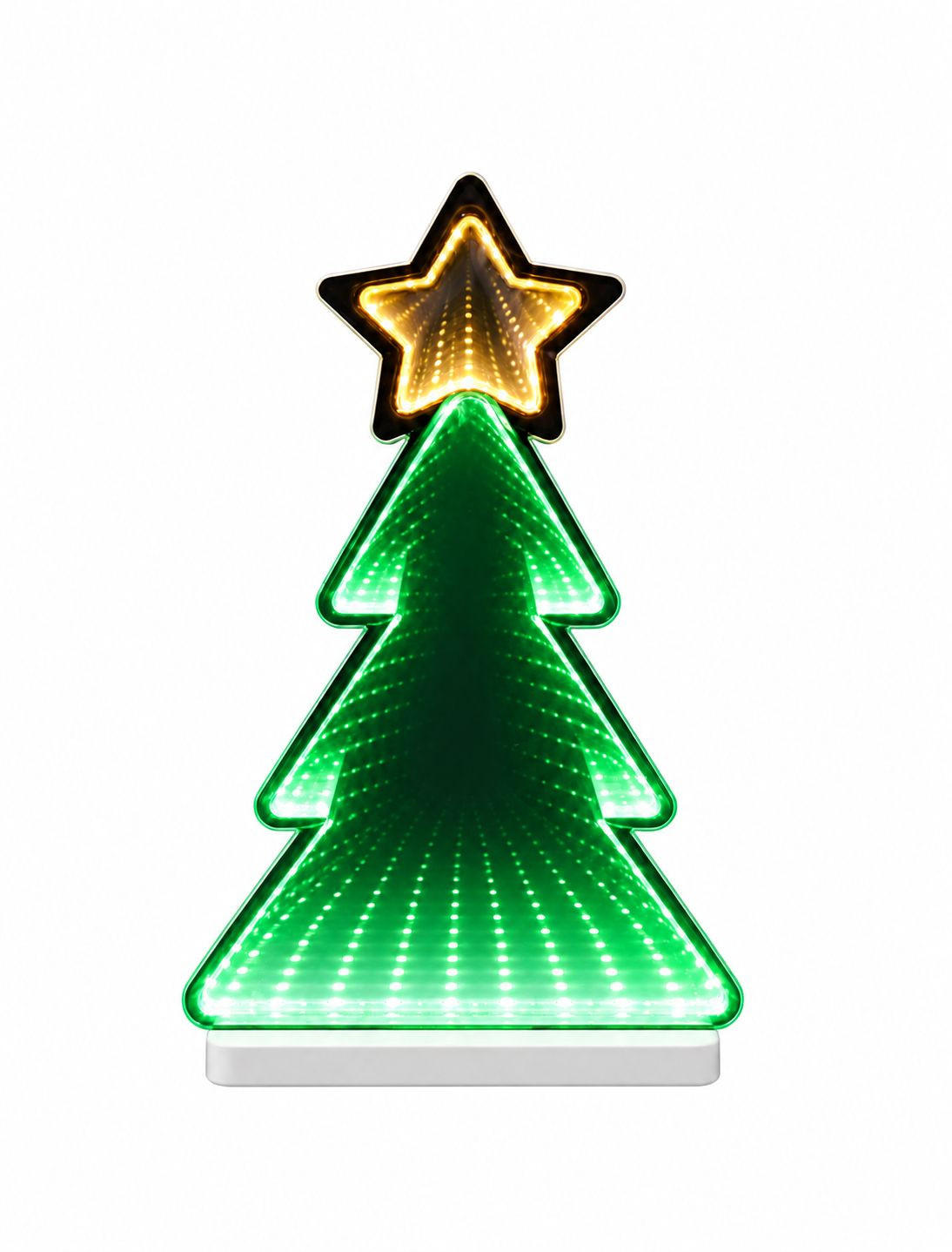 LED BOŽIĆNA FIGURA - bijela, Basics, plastika (24/6/33cm)