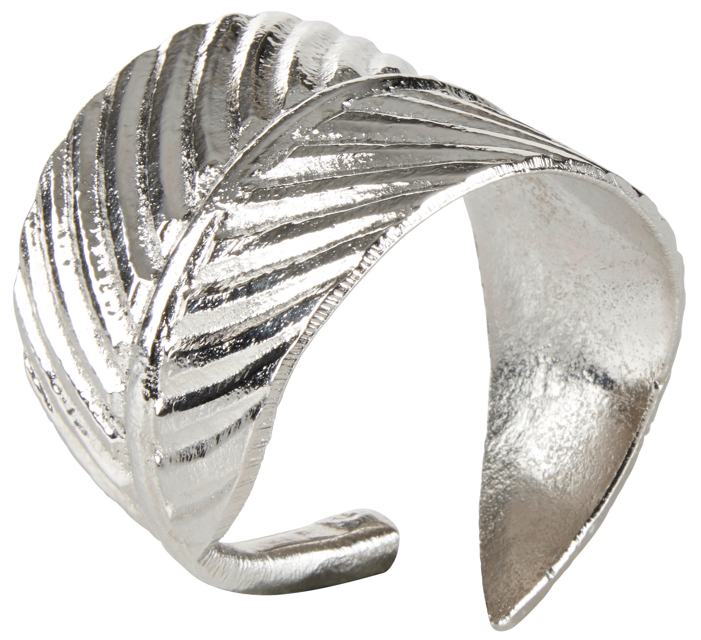 KROUŽEK NA UBROUSKY - barvy stříbra, Basics, kov (5cm) - Ambia Home