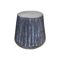 BEISTELLTISCH 39/39/46 cm Schwarz rund  - Schwarz, Design, Stein (39/39/46cm) - MID.YOU