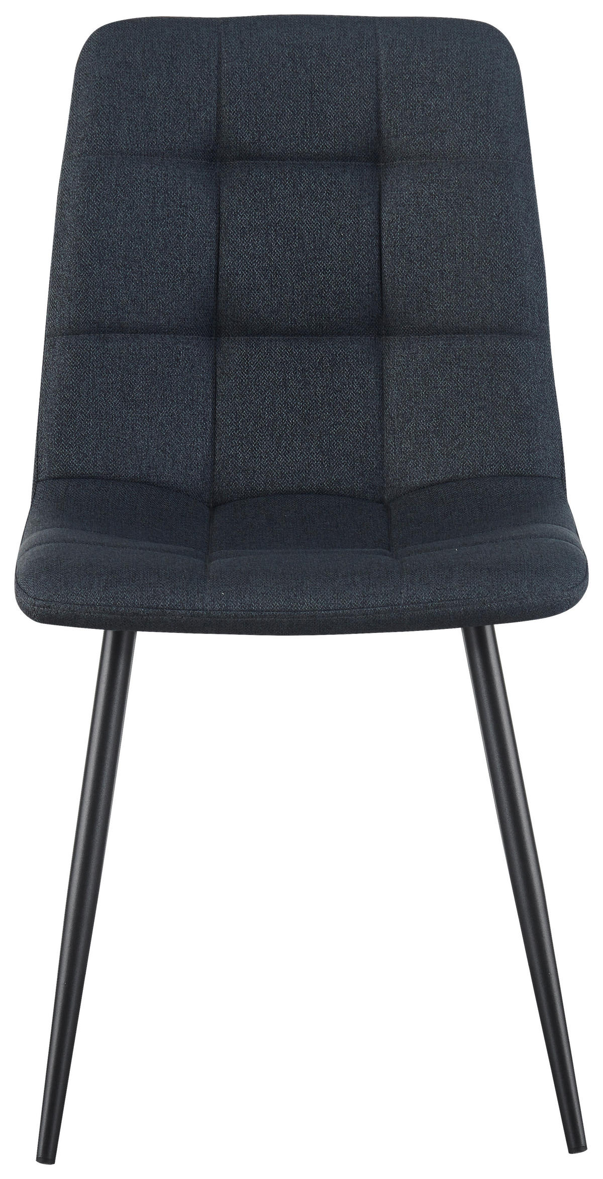 VIERFUßSTUHL - Schwarz/Grau, KONVENTIONELL, Holz/Textil (44,5/86/54,5cm) - Livetastic