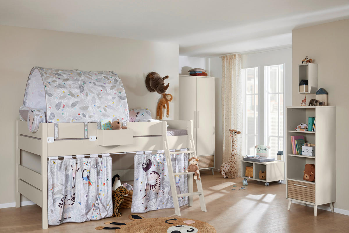 AUFBEWAHRUNGSREGAL     - Eichefarben/Beige, Basics, Holzwerkstoff/Kunststoff (48,40/139,2/41,1cm) - Paidi