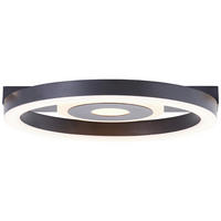STROPNÍ LED SVÍTIDLO, 5/20/20 cm - černá, Basics, kov/plast (5/20/20cm)