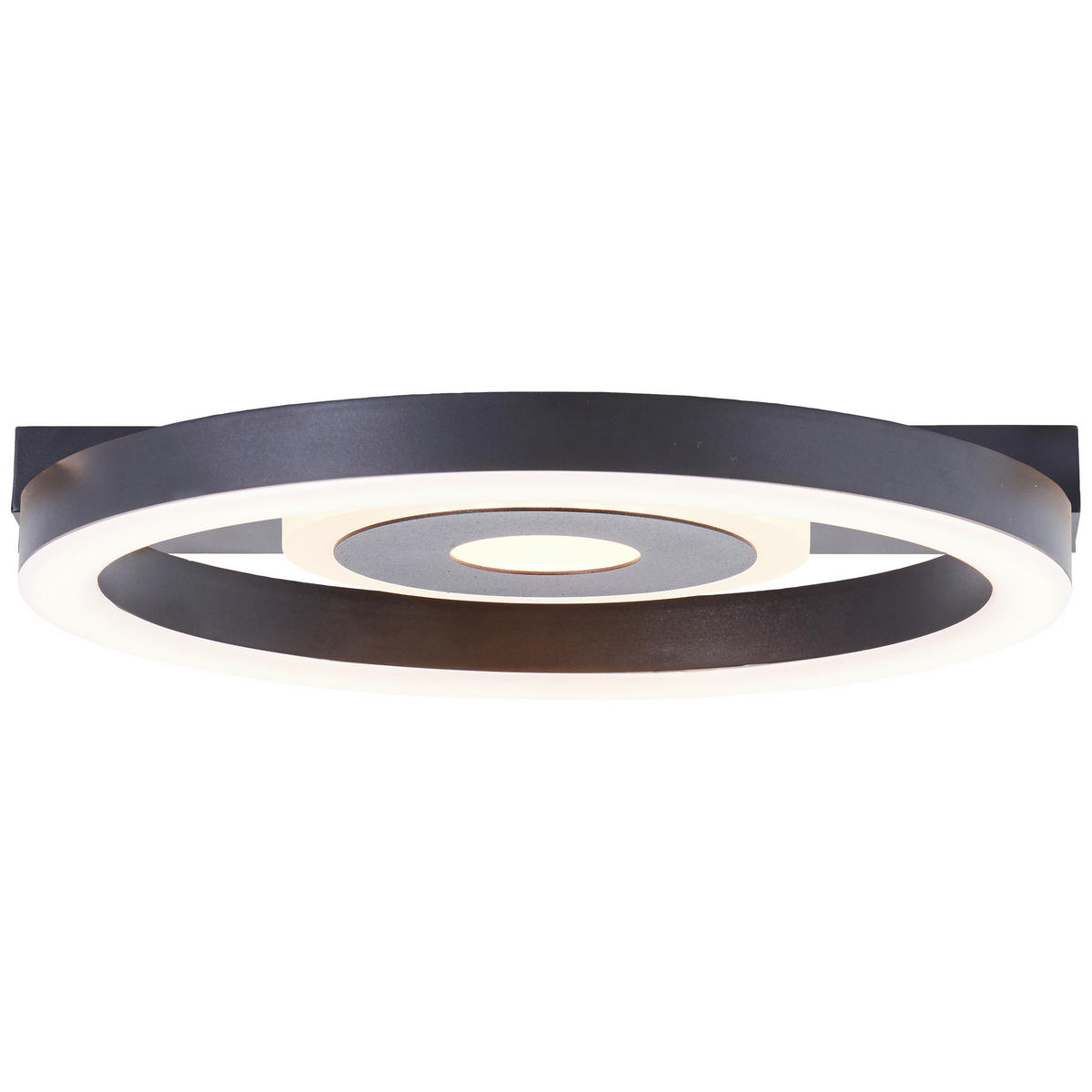 STROPNÍ LED SVÍTIDLO, 5/20/20 cm - černá, Basics, kov/plast (5/20/20cm)