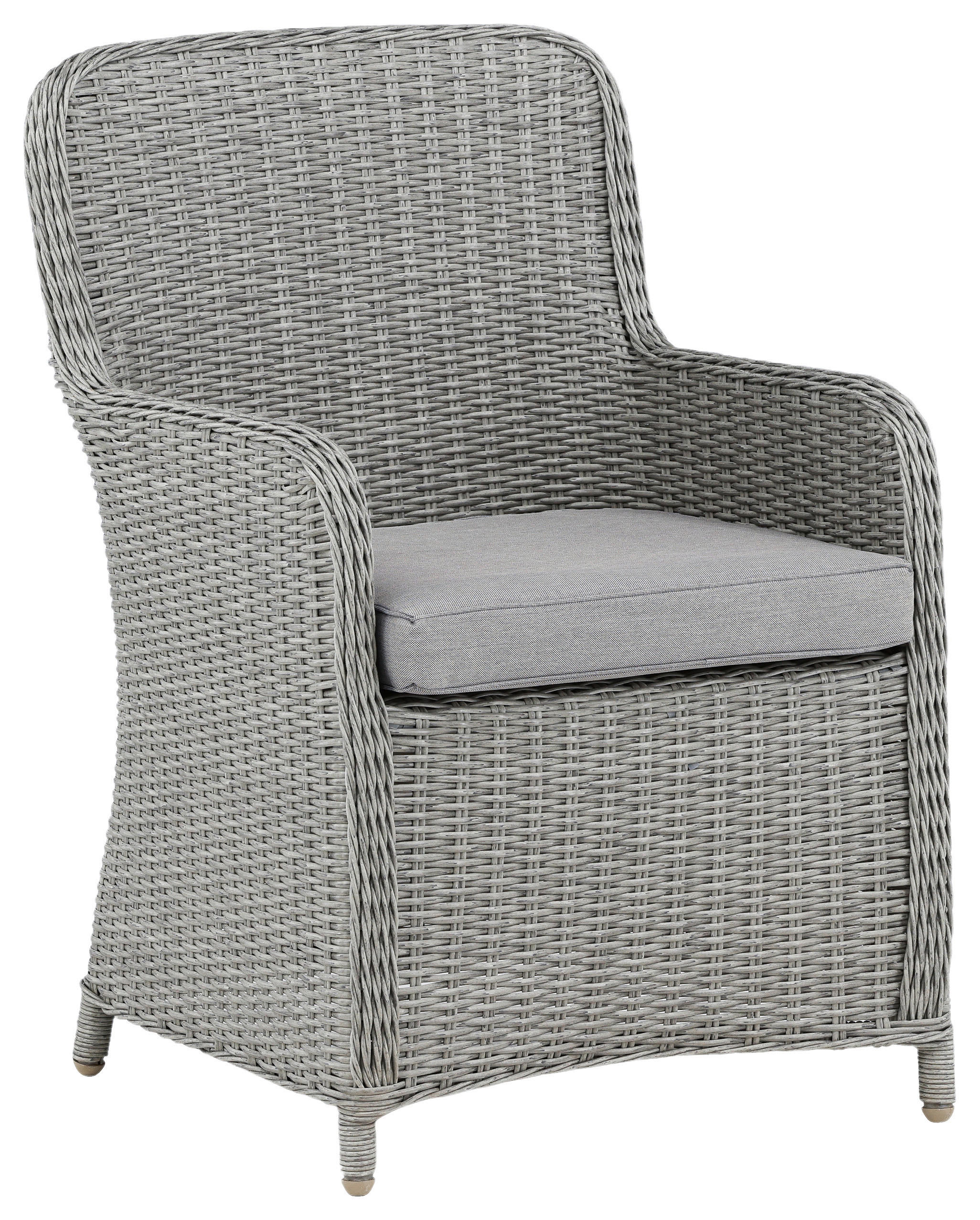 Gardenson Gartenstuhl-Set Grau 62x94.5x65 cm