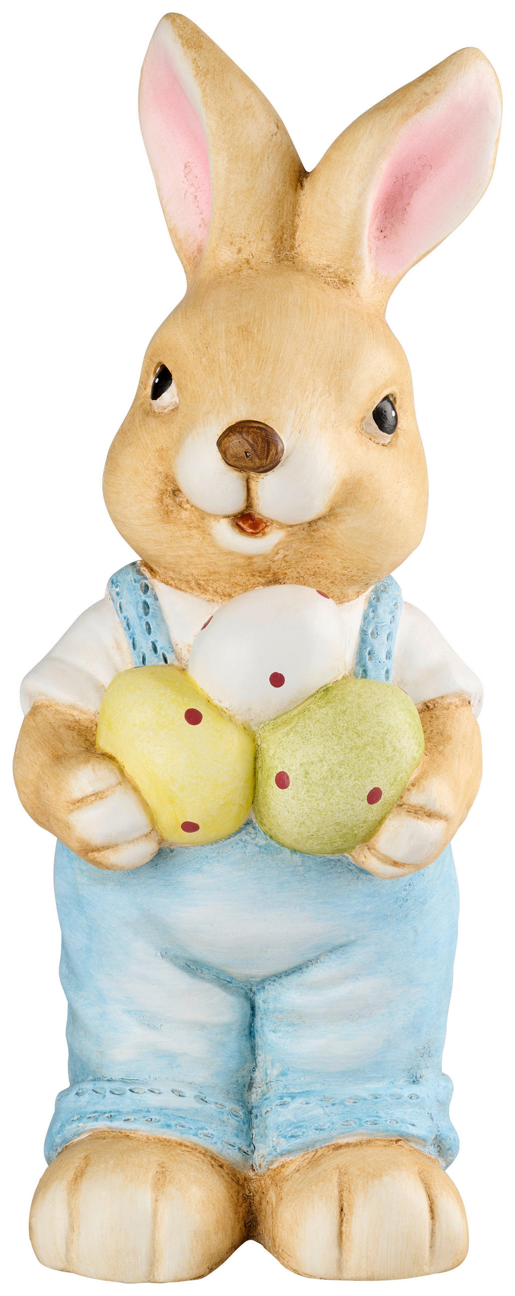 DEKOHASE - Blau/Gelb, LIFESTYLE, Stein (16,5/41,5/14,5cm)