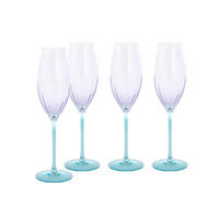 MOUSSERANDE VINGLAS 210 ml 4 delar  - multicolor, Basics, glas (6/24cm) - Creatable