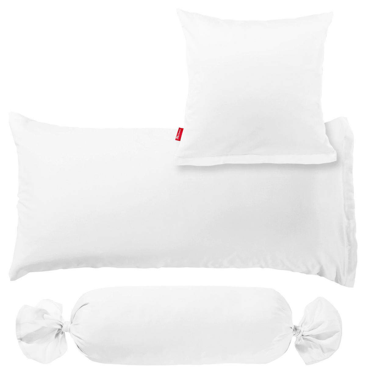 POVLAK NA POLŠTÁŘ, 15/40 cm, bavlna - bílá, Basics, textil (15/40cm)