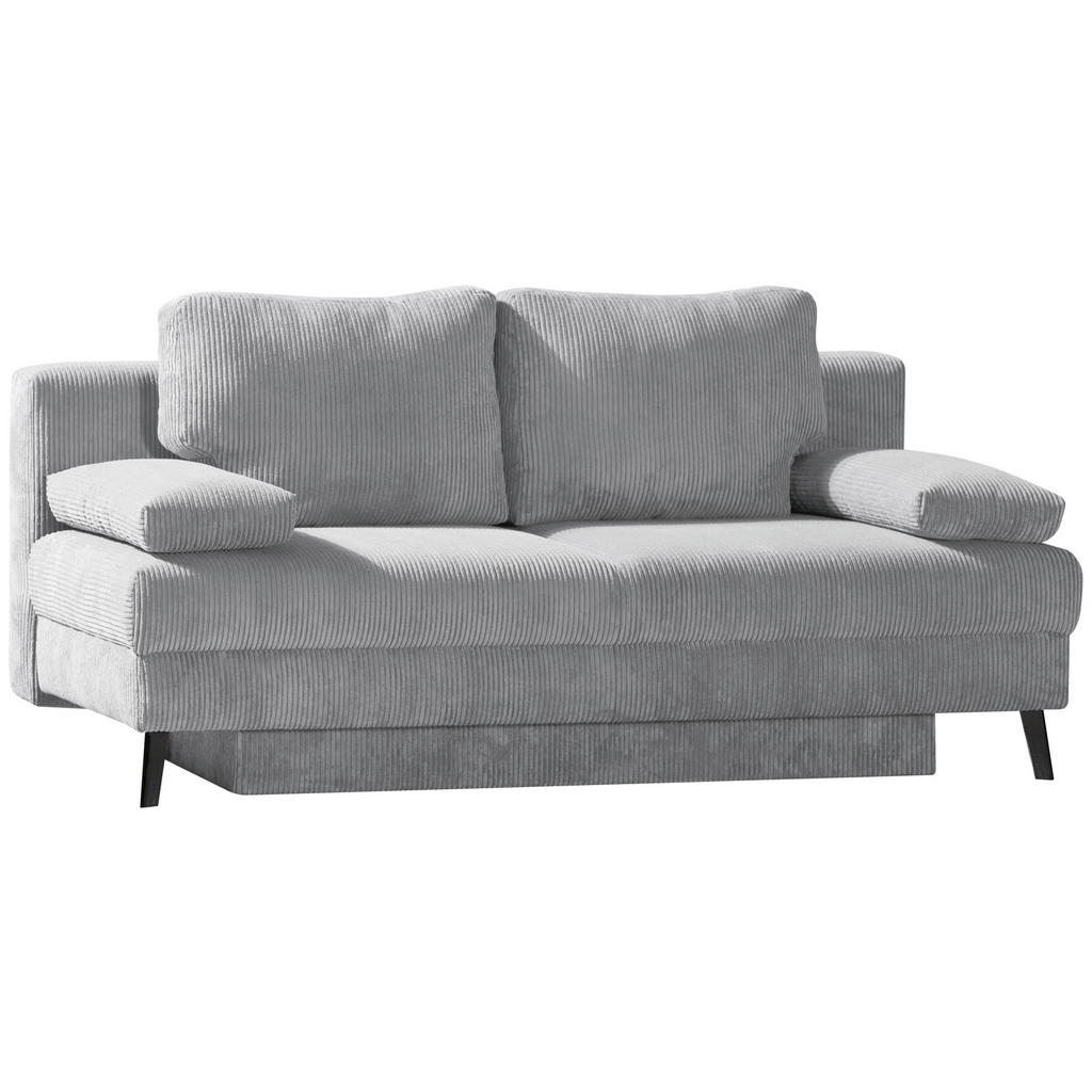 Thumbnail - Livetastic Schlafsofa, Hellgrau, Textil, 2-Sitzer, 194x91x90 cm, Fußauswahl, Stoffauswahl, Wohnzimmer, Sofas & Couches, ...
