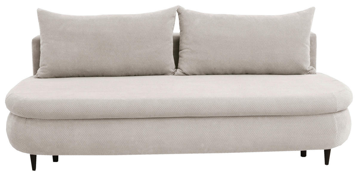 TROSJED NA RAZVLAČENJE tekstil  prirodne boje    - prirodne boje/crna, Design, tekstil (213/89/105cm) - Novel