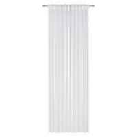 KONČANA ZAVESA  prosojno  140/280 cm   - bela, Basics, tekstil (140/280cm) - Esposa