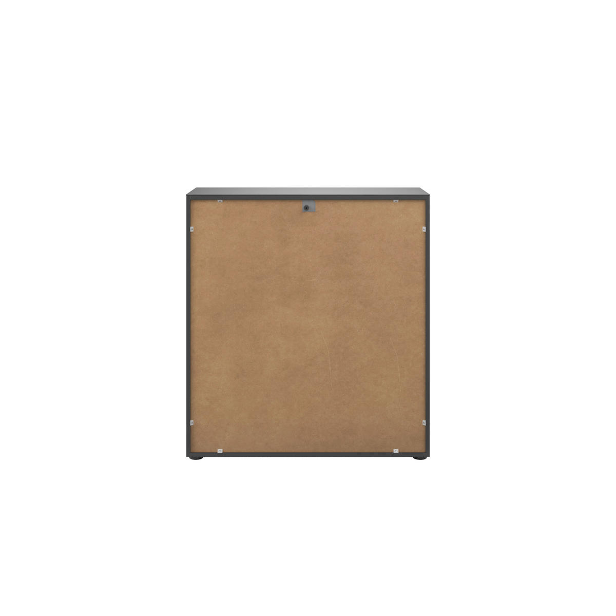 KOMMODE Style  in 90/99/40 cm  - Chromfarben/Anthrazit, Basics, Glas/Holzwerkstoff (90/99/40cm)