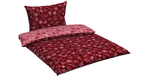 BETTWÄSCHE 140/200 cm - Bordeaux/Rosa, KONVENTIONELL, Textil (140/200cm) - Esposa