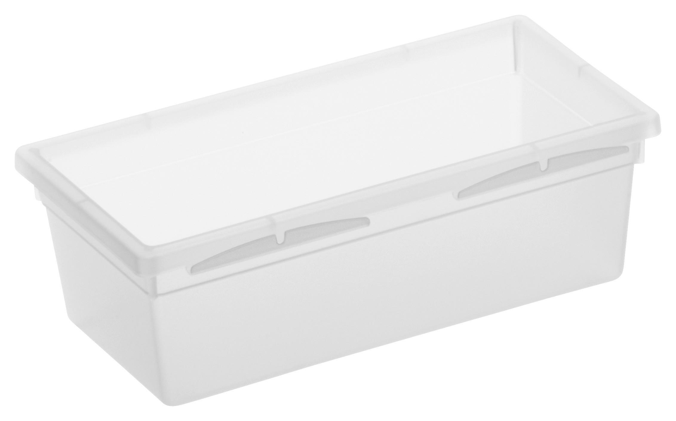 ÚLOŽNÝ BOX, plast - čiré, Basics, plast (15/8/5cm) - Rotho