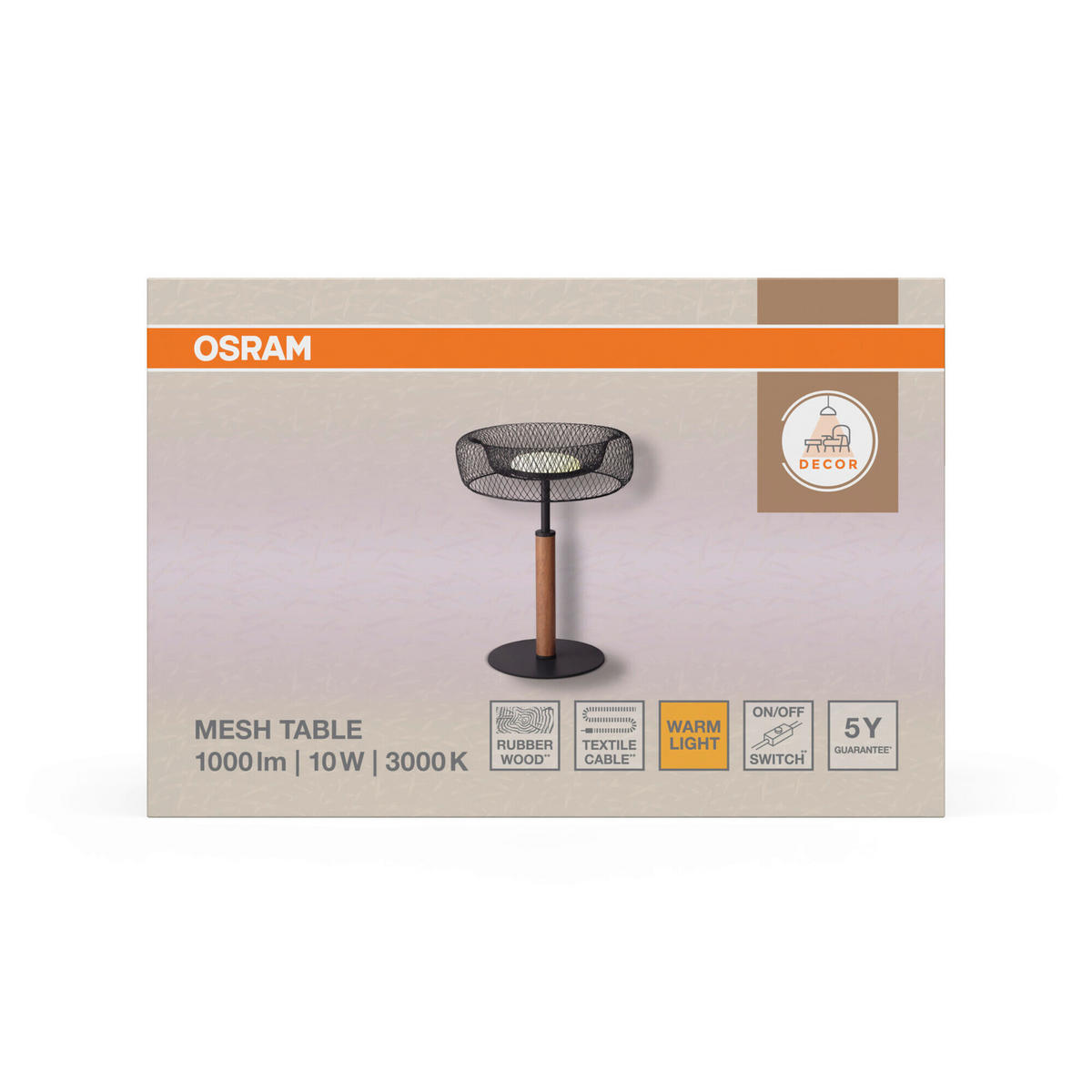 LED-TISCHLEUCHTE 30/40,3 cm   - Schwarz, Basics, Holz/Kunststoff (30/40,3cm) - Osram