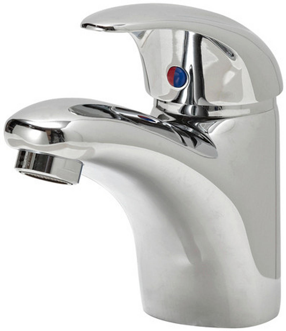 WASCHTISCHARMATUR 4,7/13,7/15,1 cm  - Chromfarben, Basics, Metall (4,7/13,7/15,1cm) - Sadena